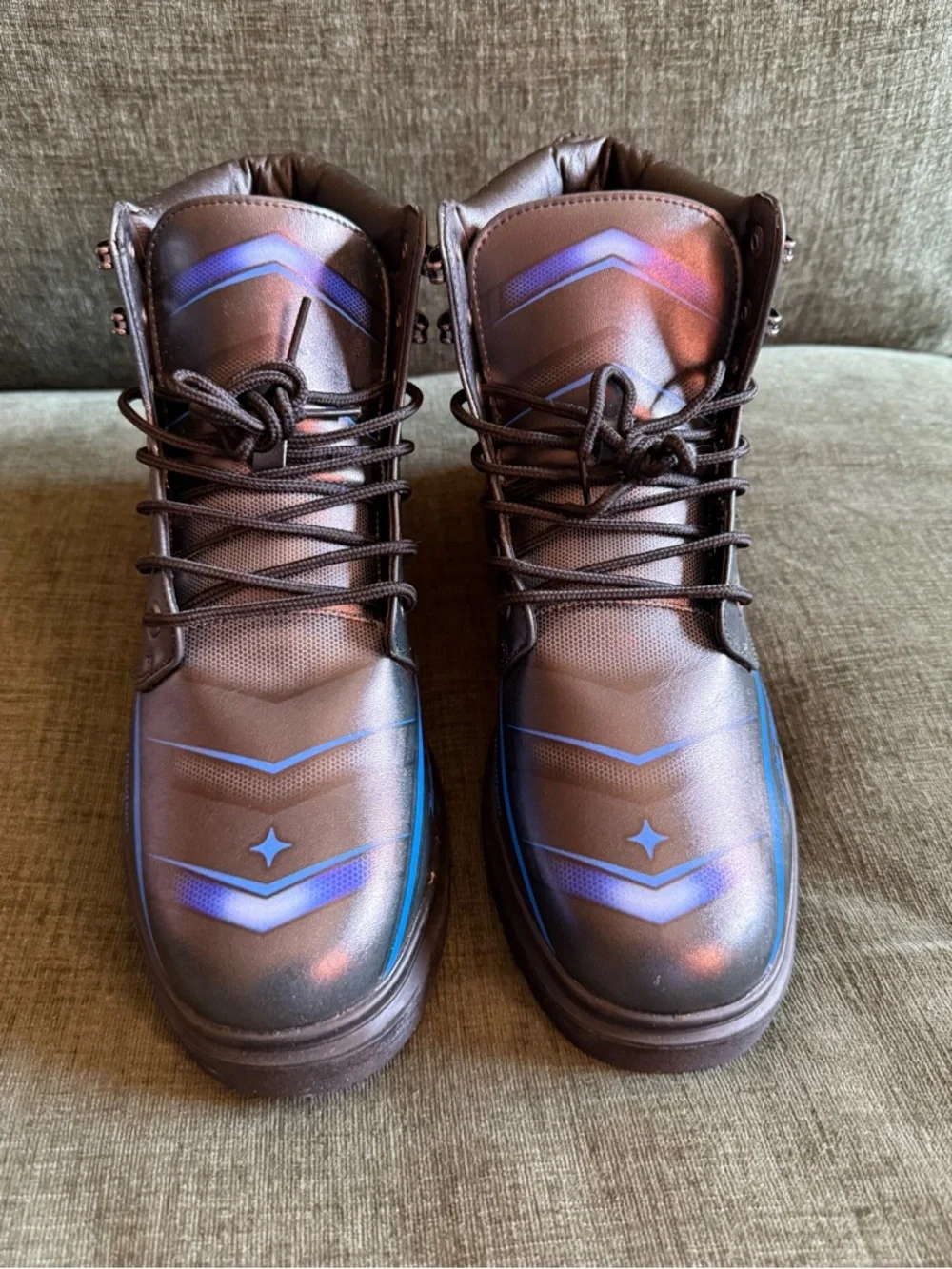 Harley-Davidson Black & Blue Riding Boots